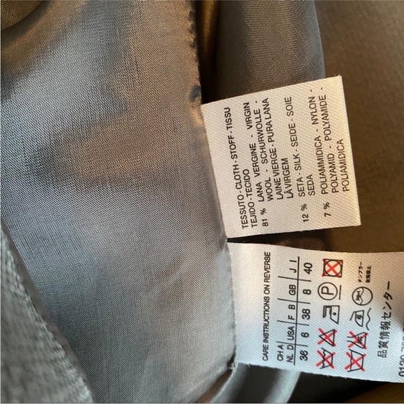 Max Mara Gray Blazer Size 6 - Picture 3 of 8